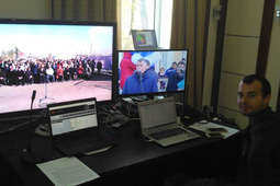 «Газпром космические системы» организовал спутниковый телемост в Киргизии