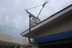Станция спутниковой связи в Буниа (Конго), работающая через «Ямал-402»