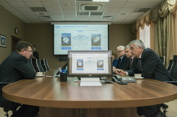 «Газпром космические системы» посетил председатель комитета Государственной Думы Сергей Жигарев