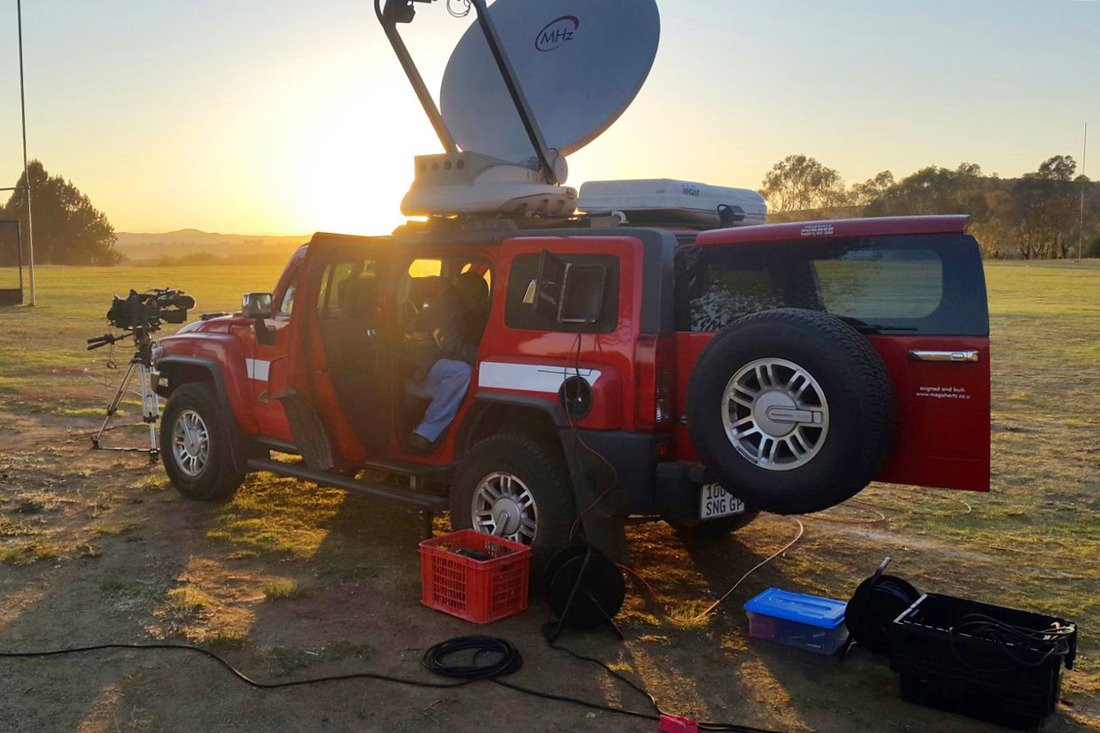 Автомобильная репортажная станция компании Telemedia (ЮАР)