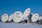 Земные станции спутниковой связи для «подъема» телевизионных пакетов на спутники «Ямал» на территории Телекоммуникационного центра в Щелково