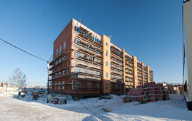 Строительство здания 1. 25 января 2012г.