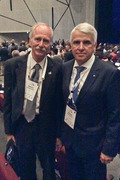 Н.Н. Севастьянов с заместителем главы NASA по пилотируемым программам Уильямом Герстенмайером